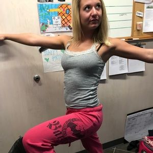 MAKE AN OFFER!!! Hot pink Batgirl sweatpants